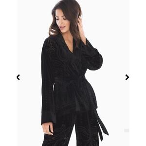Soma Limited Edition Velvet Noir Wrap Robe & Velvet Pants - NWT - XXL Tall